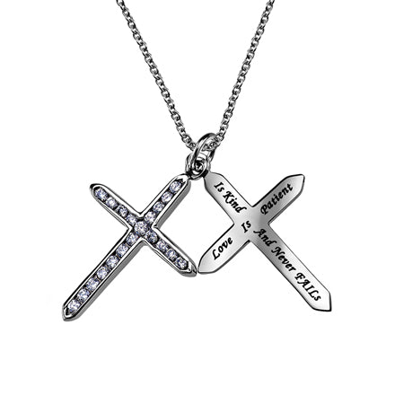 CZ Twin Cross Stainless steel