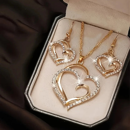 Women's Elegant Geometric Ear Fashion Chain Like Flat Jewelry Set