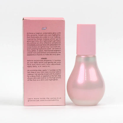Glow Recipe Watermelon Glow Niacinamide Dew Drops - Makeup Primer, Pore Minimizer & Niacinamide Serum for Dewy Smooth Skin 40ml