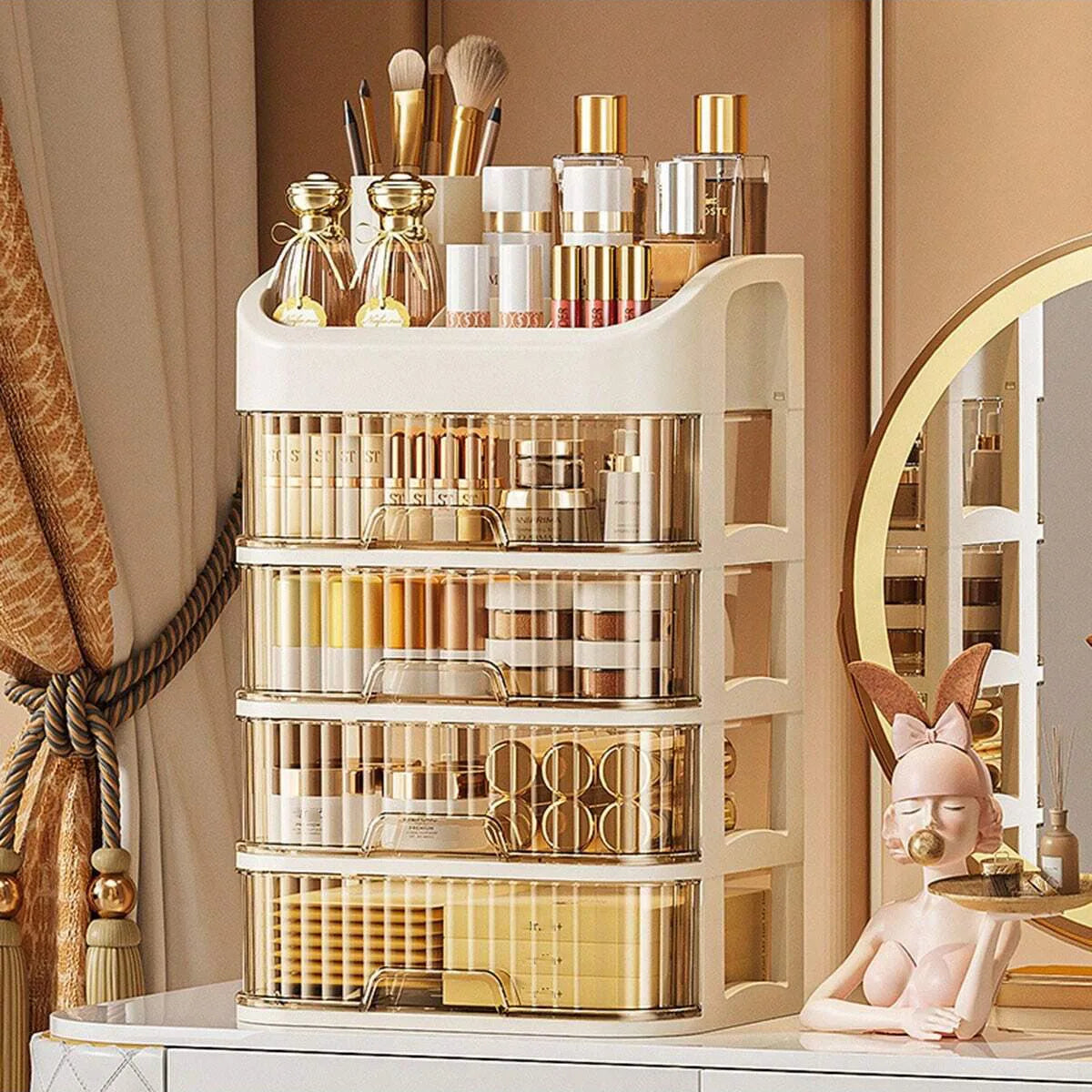 Multi-layer Cosmetics Storage