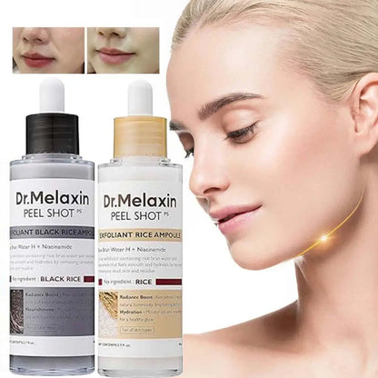 Dr.Melaxin Peel Shot Glow (White Rice & Black Rice) Essence 80ml