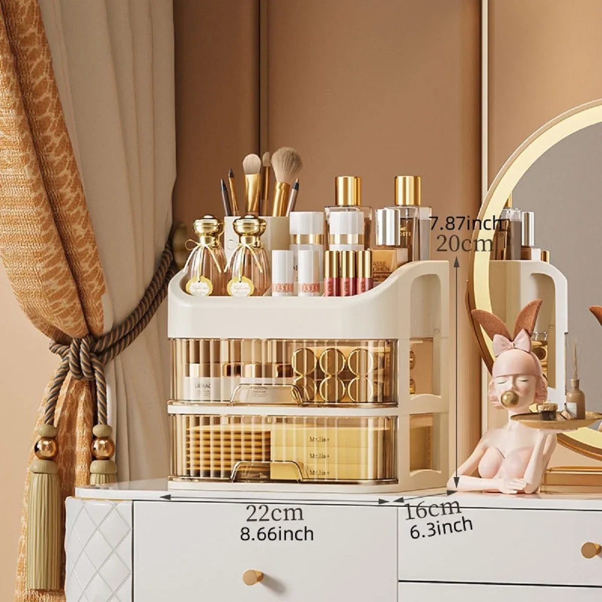 Multi-layer Cosmetics Storage