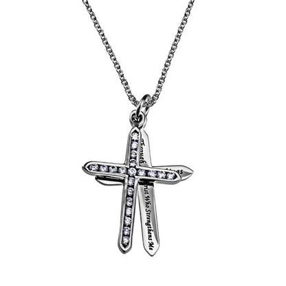 CZ Twin Cross Stainless steel