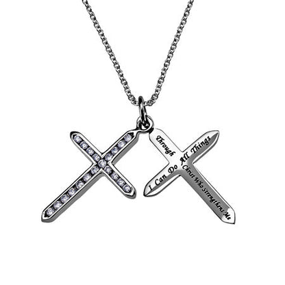 CZ Twin Cross Stainless steel