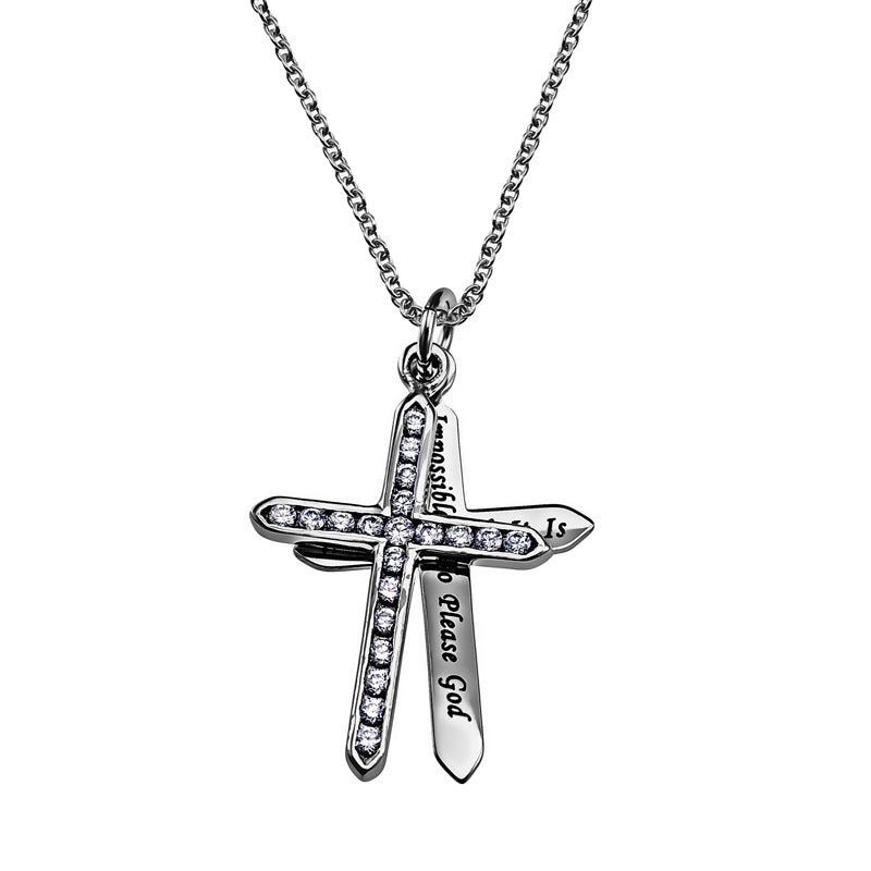 CZ Twin Cross Stainless steel
